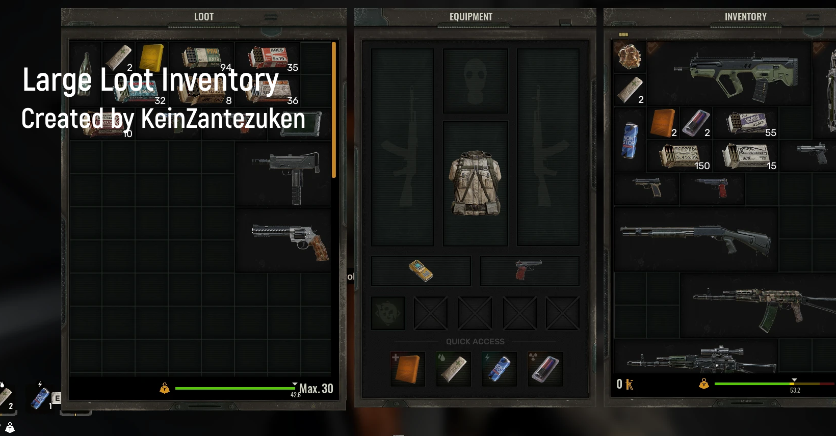 S.T.A.L.K.E.R. 2 Heart of Chernobyl-Large Loot Inventory-lagofast mod master