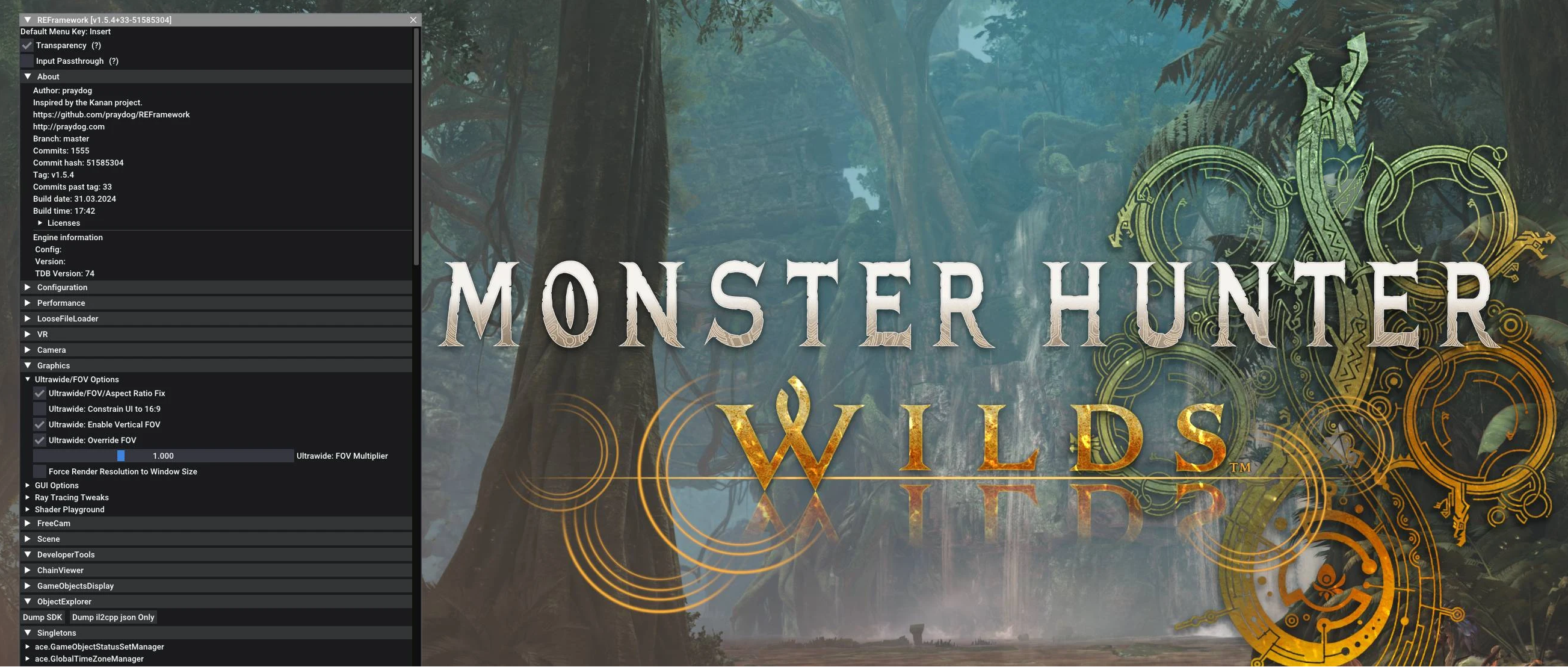 Monster Hunter Wilds-RE Framework-lagofast mod master