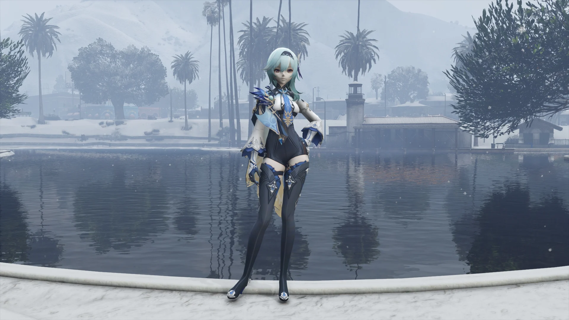  Grand Theft Auto V Legacy-Genshin Impact Eula Skin-lagofast mod master