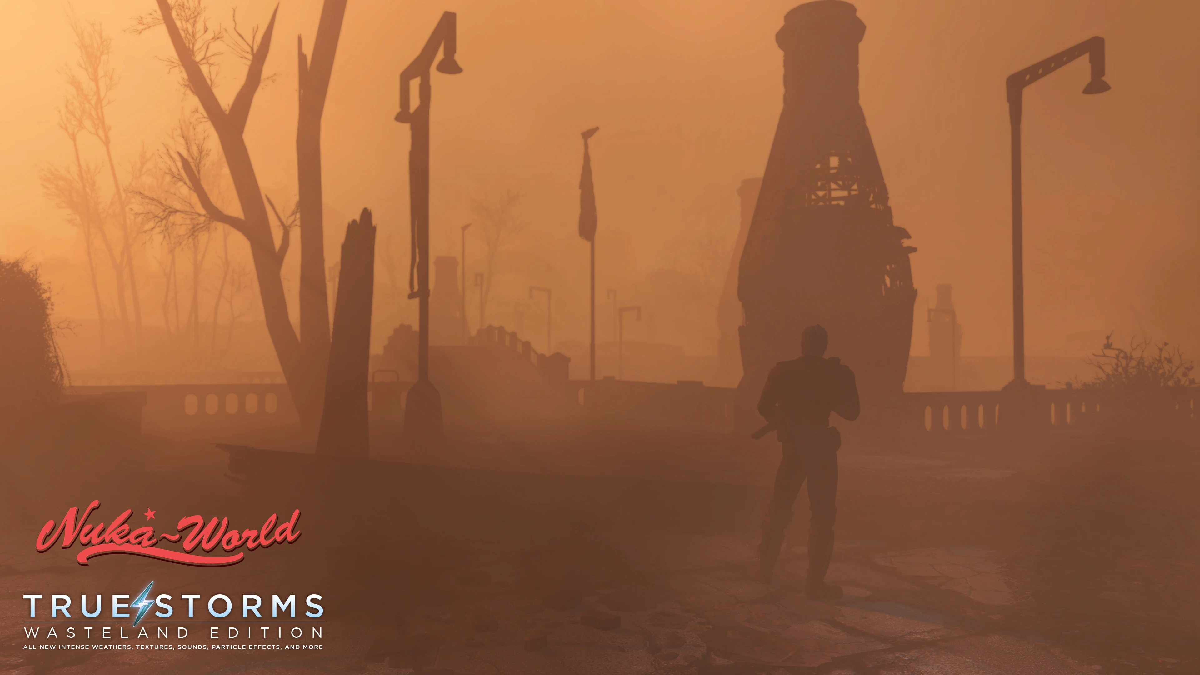 Fallout 4 True Storms - Wasteland Edition (Thunder-Rain-Weather Redone)-8-lagofast mod master