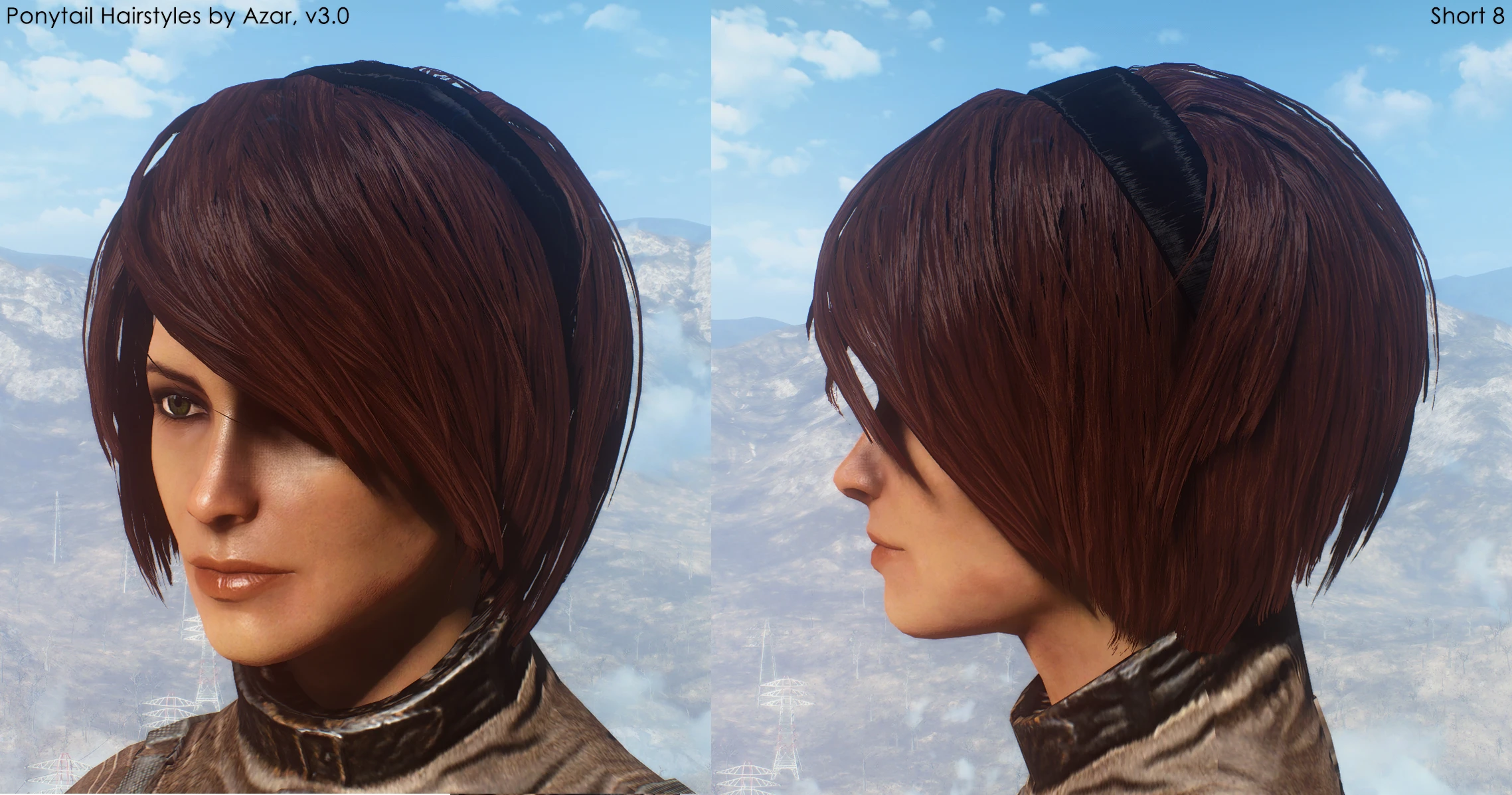 Fallout 4 Ponytail Hairstyles by Azar v3.0-2-lagofast mod master