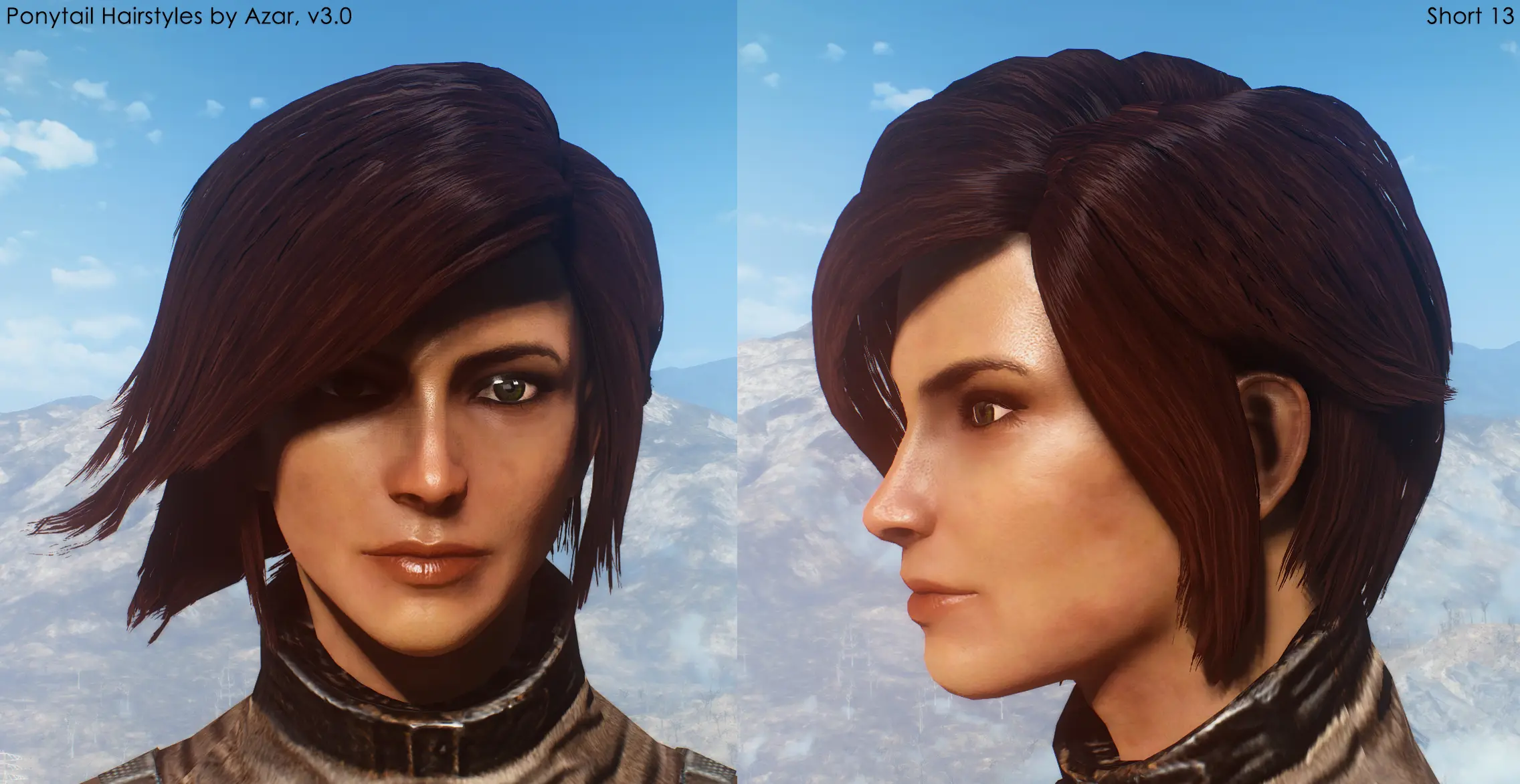 Fallout 4 Ponytail Hairstyles by Azar v3.0-7-lagofast mod master