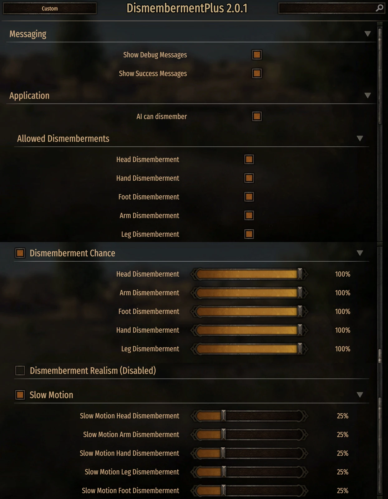 Mount&BladeII:Bannerlord DismembermentPlus-3-lagofast mod master