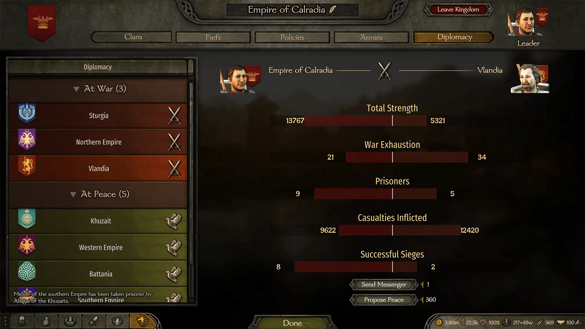 Mount&BladeII:Bannerlord Diplomacy-6-lagofast mod master