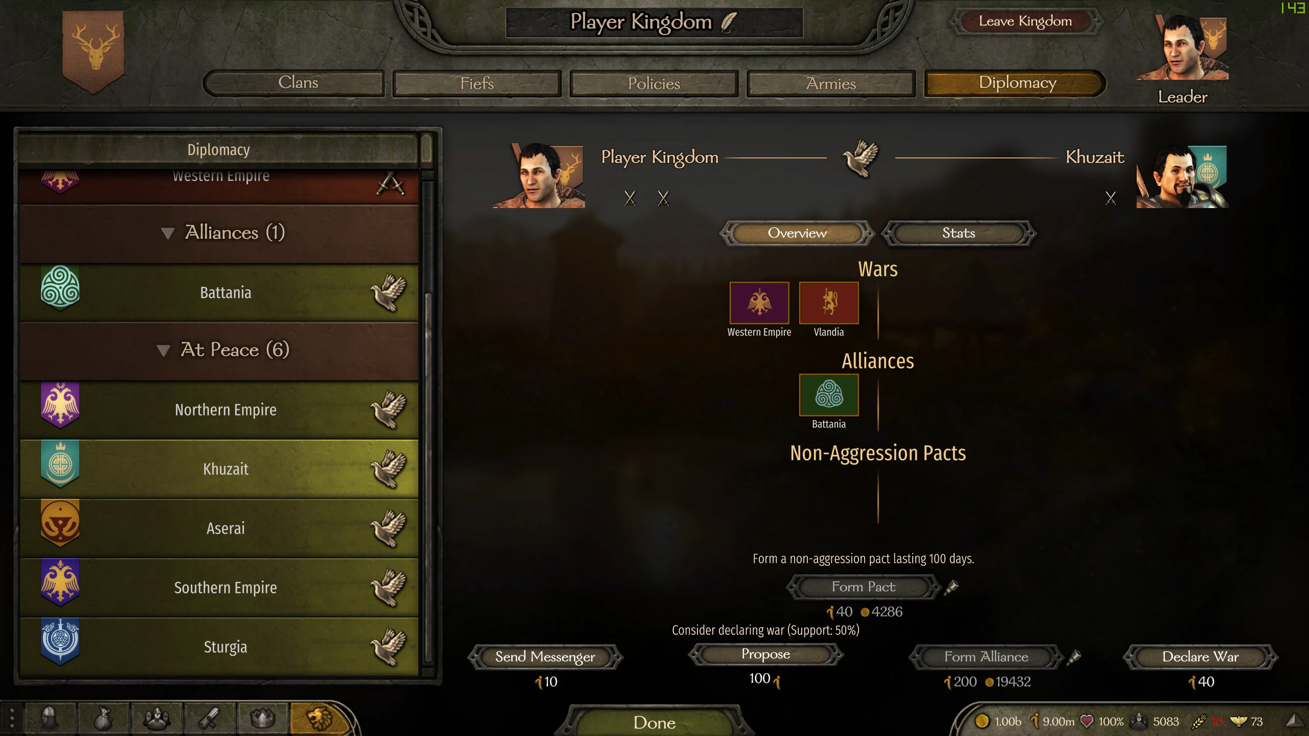 Mount&BladeII:Bannerlord Diplomacy-1-lagofast mod master