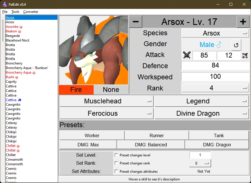 Palworld-PalEdit-lagofast mod master