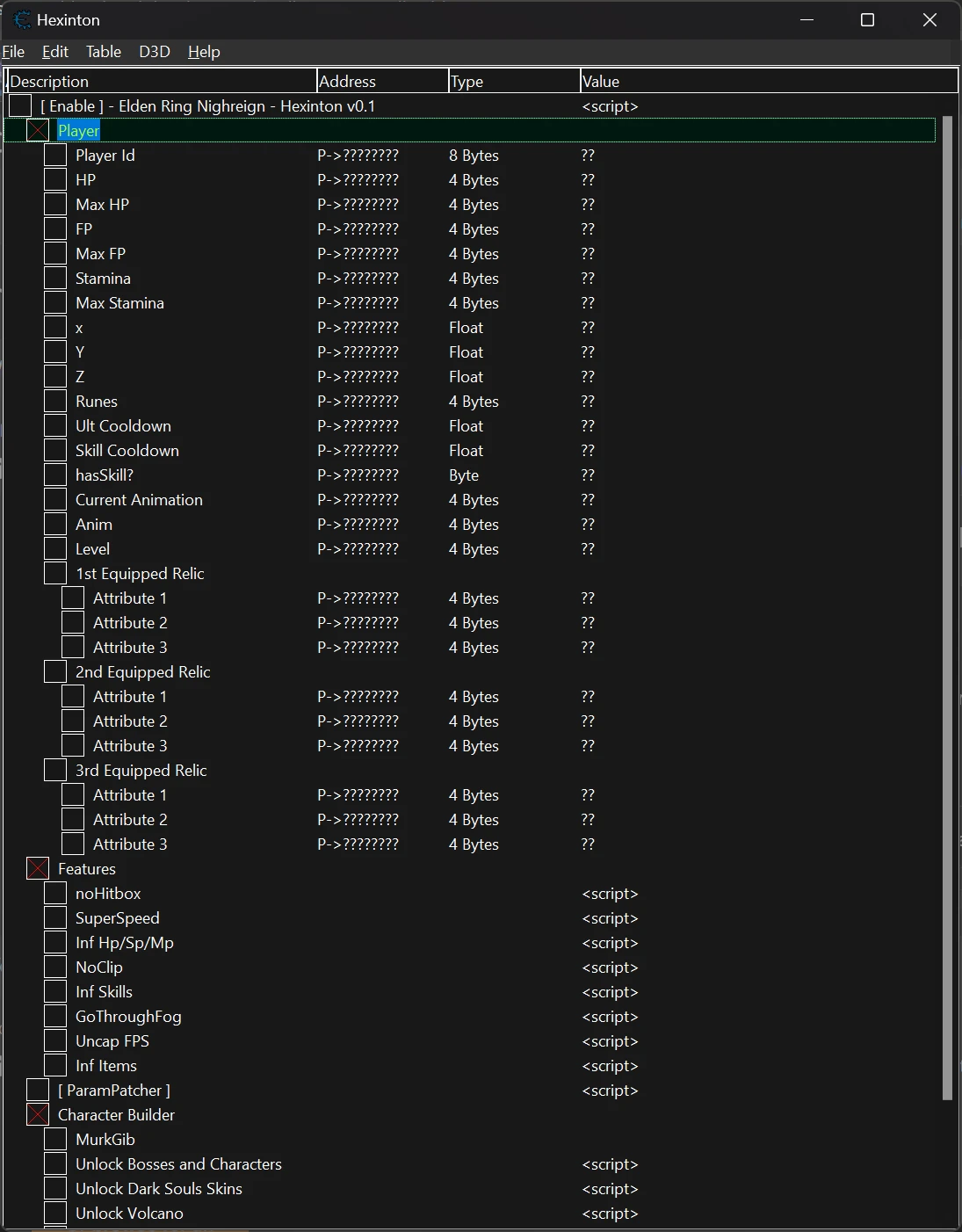 ELDEN RING NIGHTREIGN-Elden Ring Nightreign Ultimate Cheat Engine Table (Best Table)-lagofast mod master