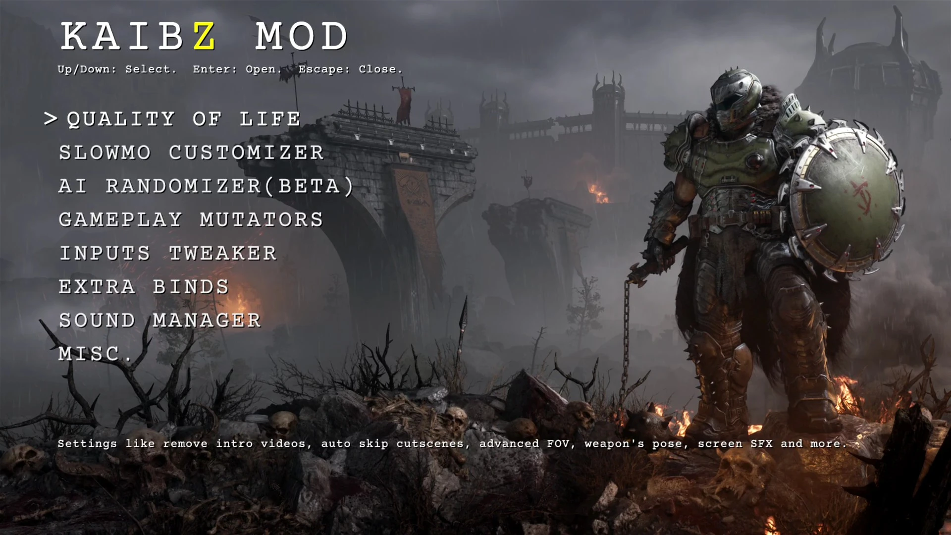 DOOM: The Dark Ages-Kaibz Mod (Advanced Options)-lagofast mod master