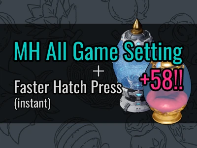 Palworld-(0.6.9) MH All Game Setting and Faster Hatch Press (instant)(GamePass and Steam)-lagofast mod master