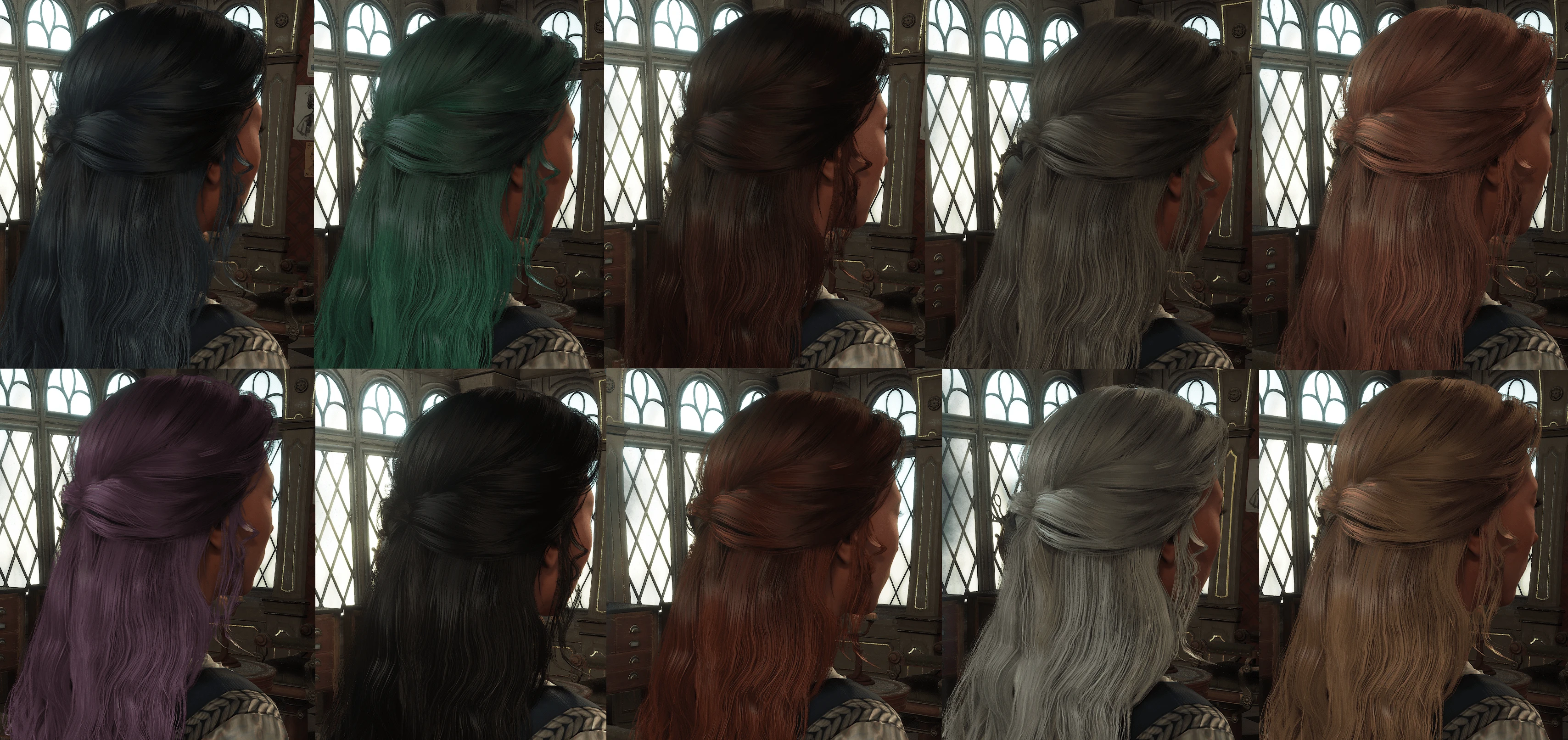 Hogwarts Legacy Grey Lady's Hair-2-lagofast mod master