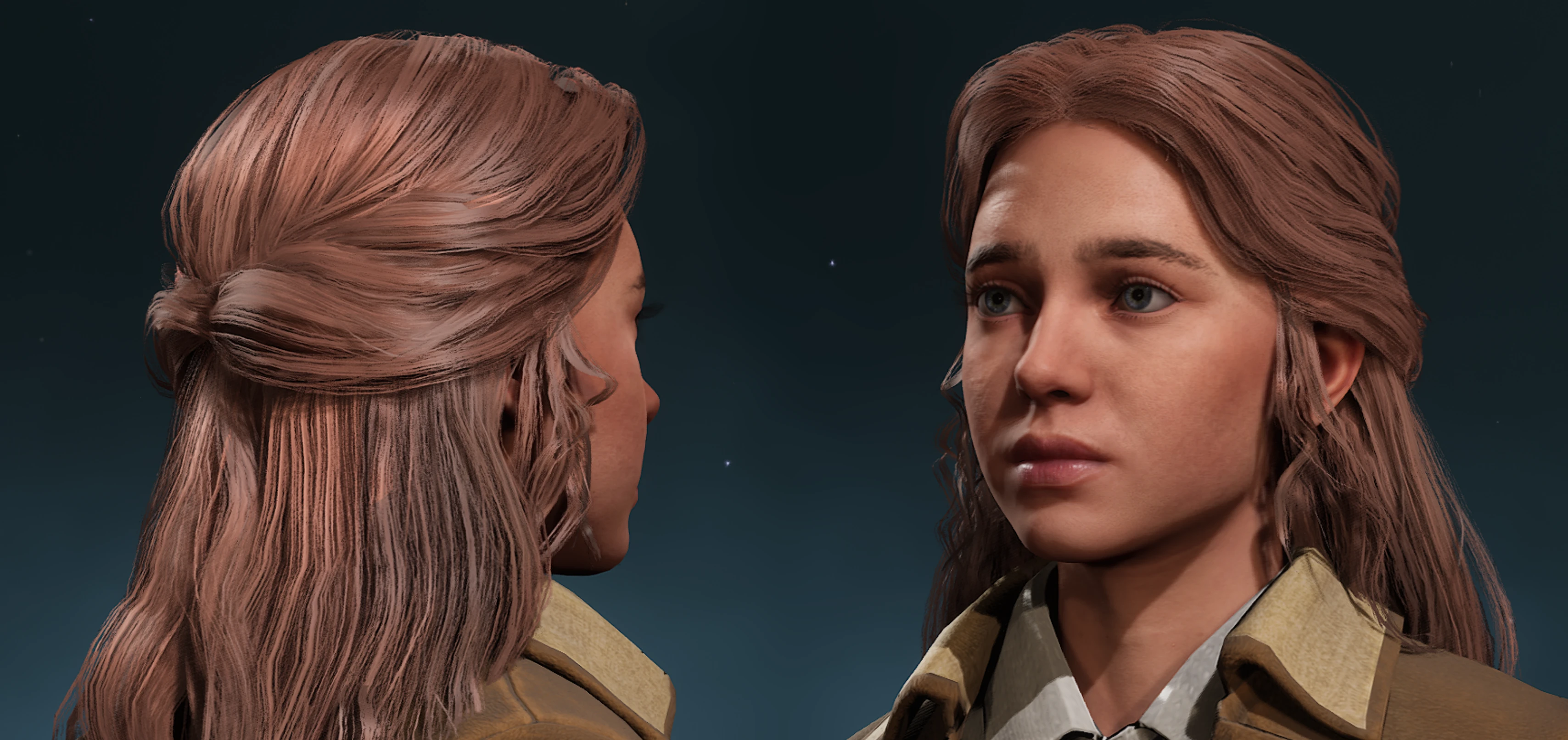 Hogwarts Legacy Grey Lady's Hair-1-lagofast mod master