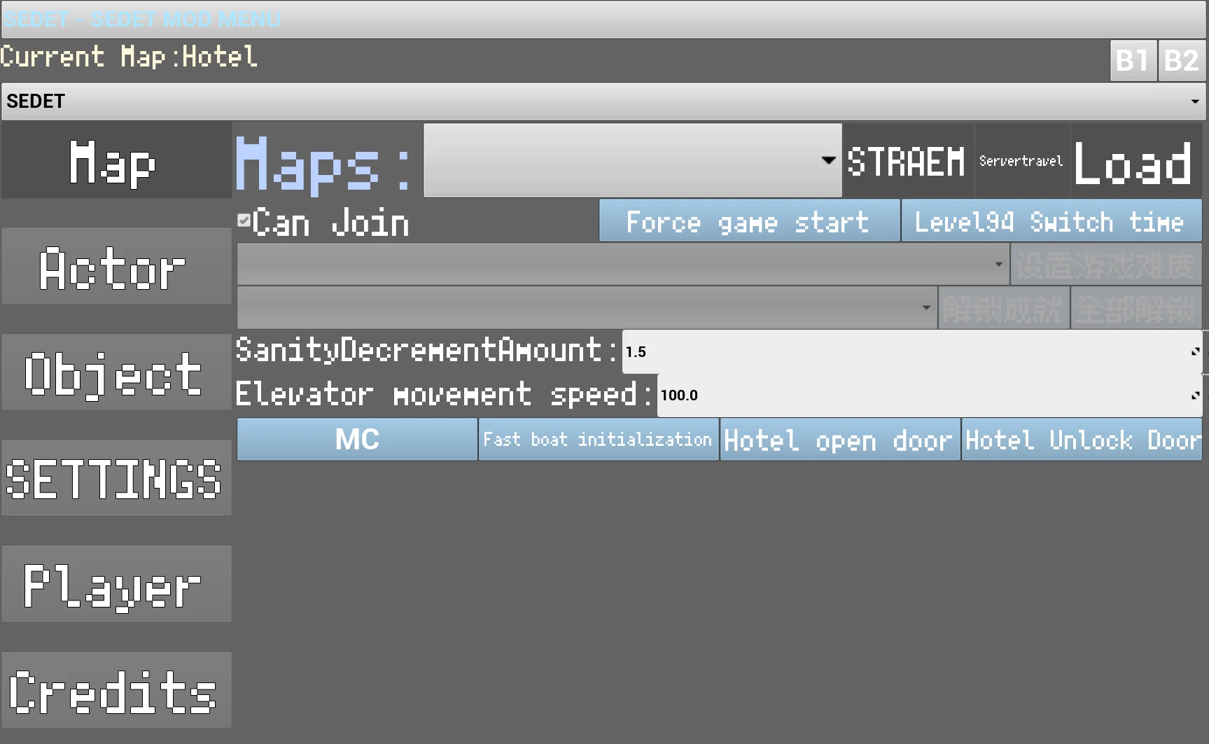 Escape the Backrooms-Menu Mode de réglage-modérateur lagofast