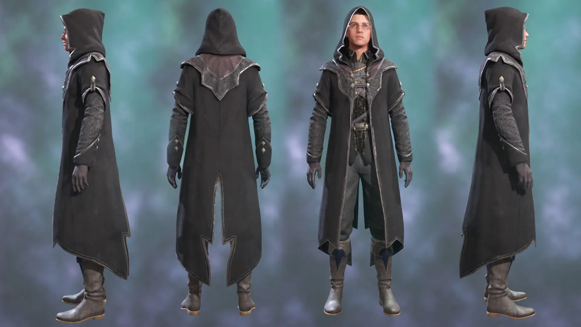Hogwarts Legacy Improved Dark Arts Deluxe Robes-3-lagofast mod master