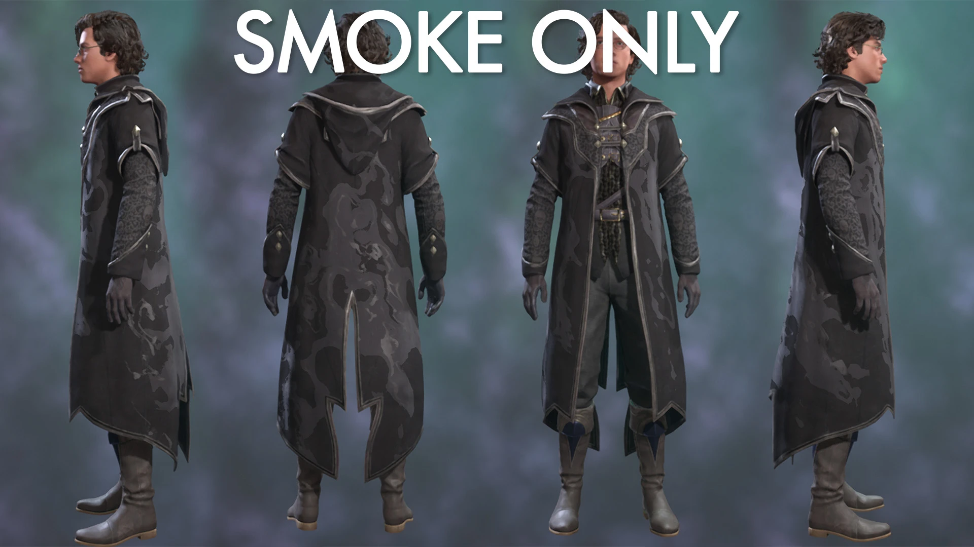 Hogwarts Legacy Improved Dark Arts Deluxe Robes-4-lagofast mod master