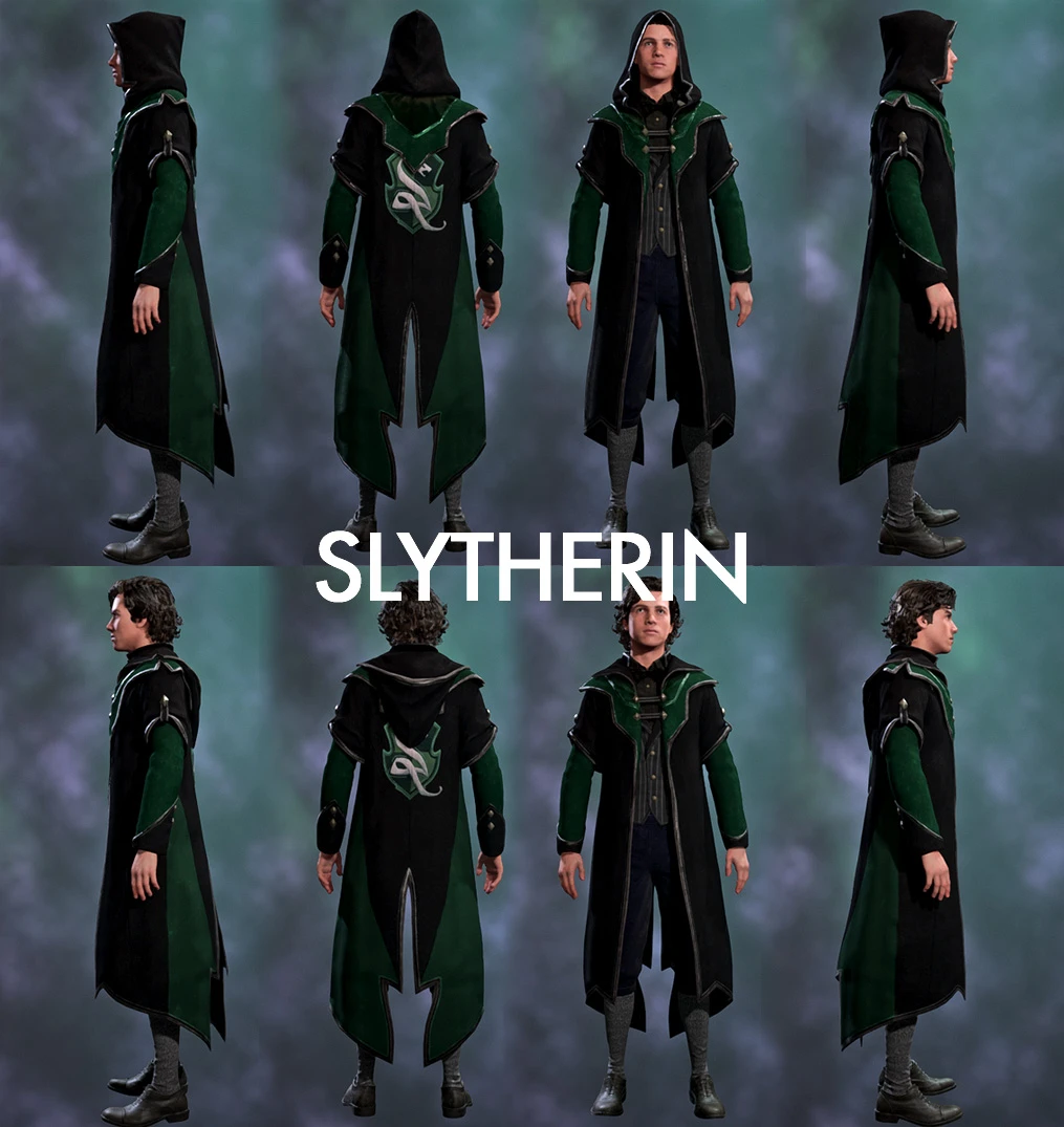 Hogwarts Legacy Improved Dark Arts Deluxe Robes-8-lagofast mod master