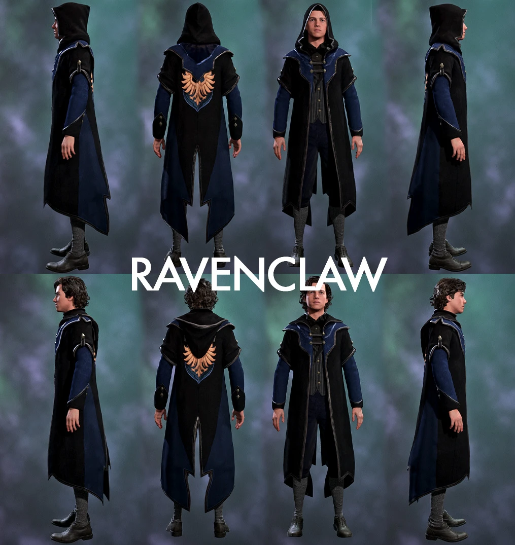 Hogwarts Legacy Improved Dark Arts Deluxe Robes-7-lagofast mod master