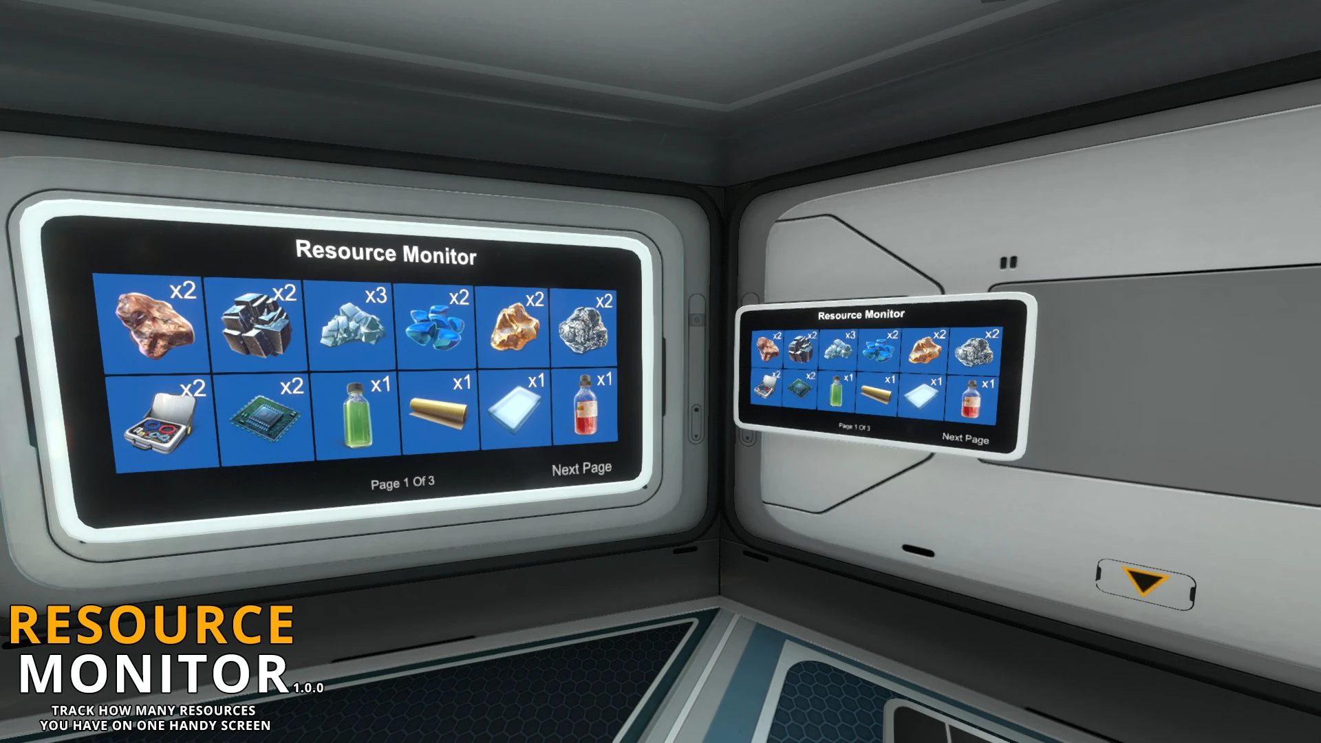 Subnautica Resource Monitor-2-lagofast mod master