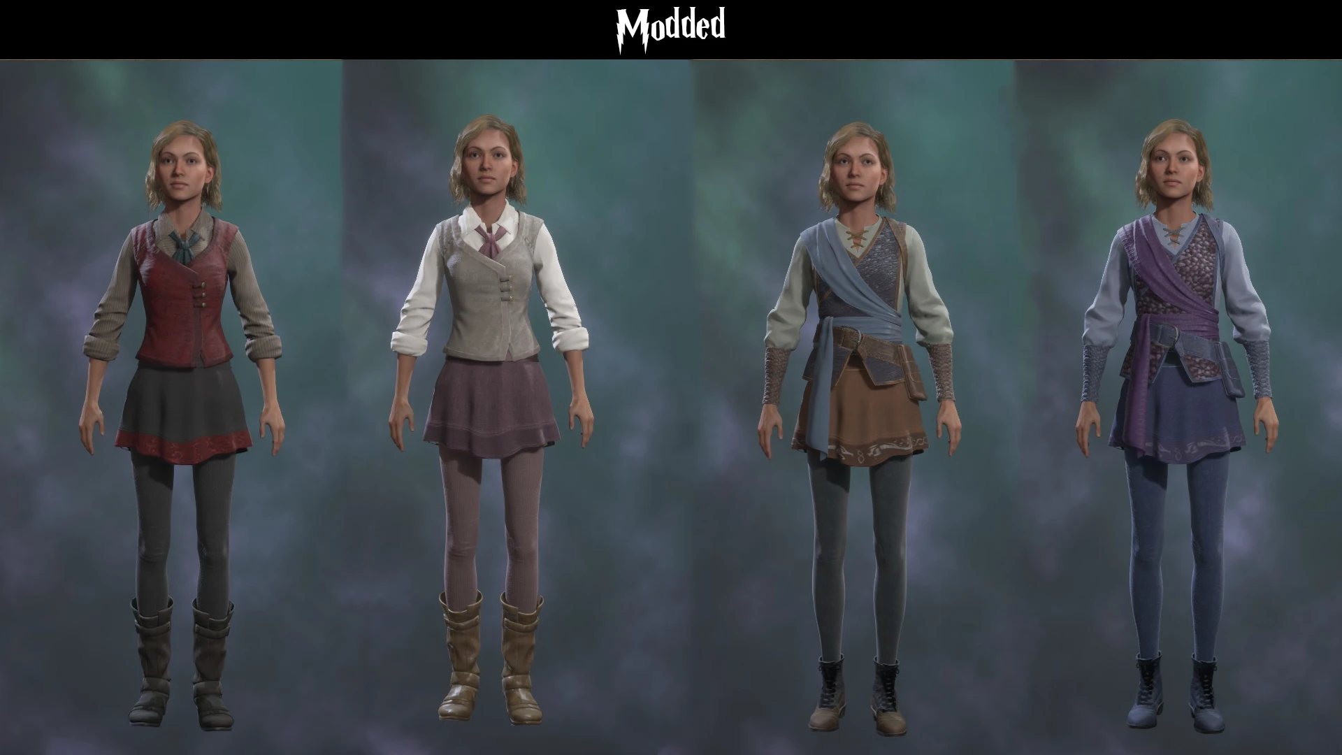 Hogwarts Legacy Vanilla Mini Skirt-2-lagofast mod master