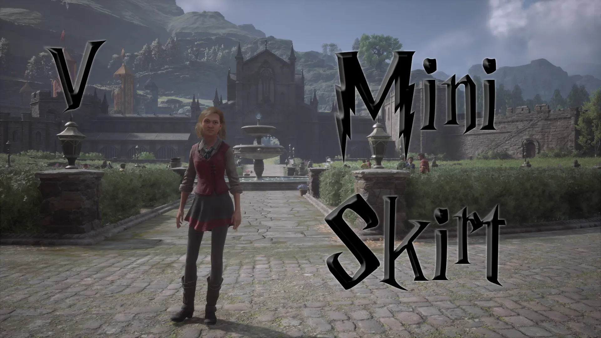 Hogwarts Legacy-Vanilla Mini Skirt-lagofast mod master