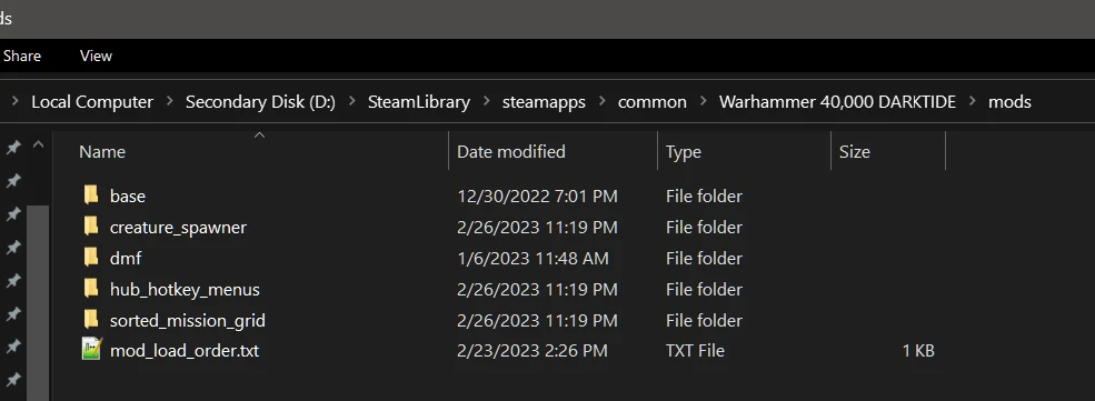 Warhammer 40,000: Darktide Darktide Mod Loader-2-lagofast mod master