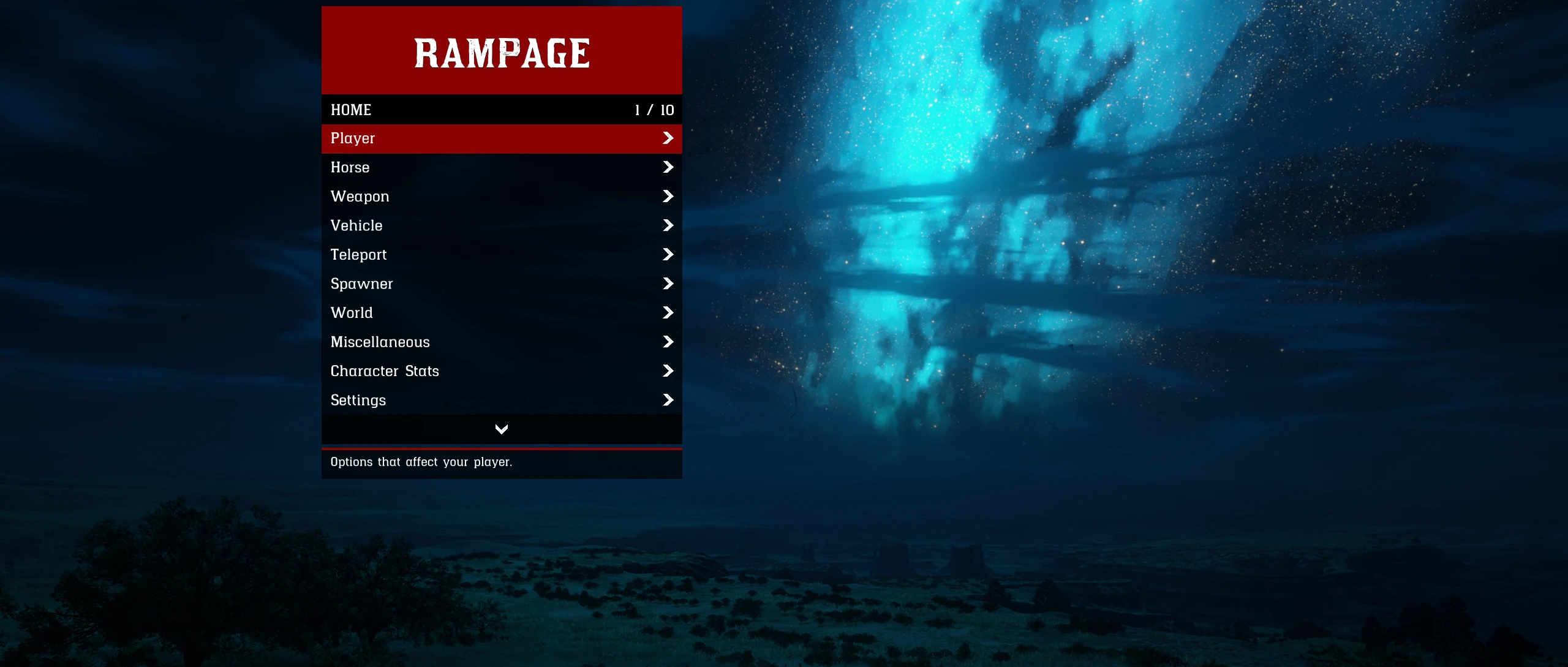 Red Dead Redemption 2 Rampage Trainer-2-lagofast mod master