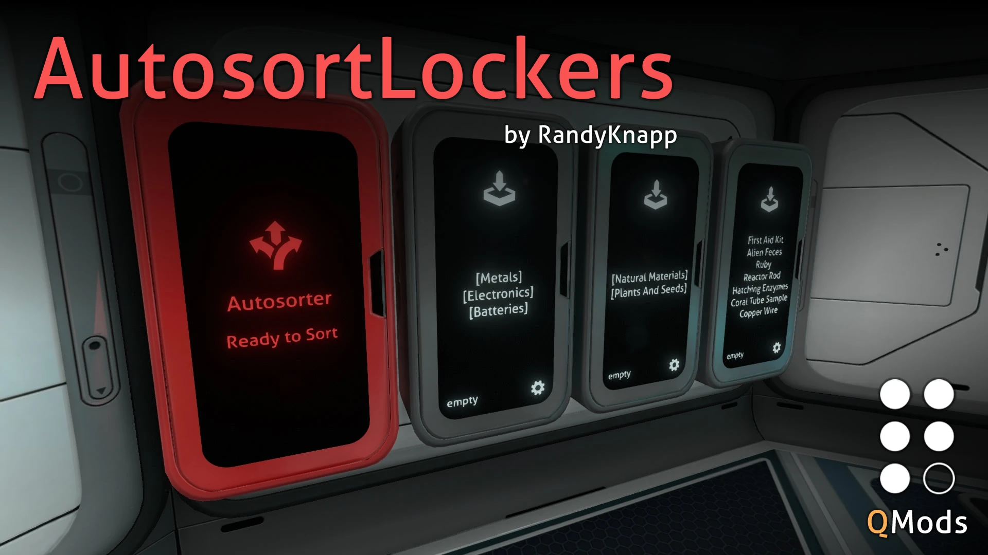 Subnautica AutosortLockers-3-lagofast mod master