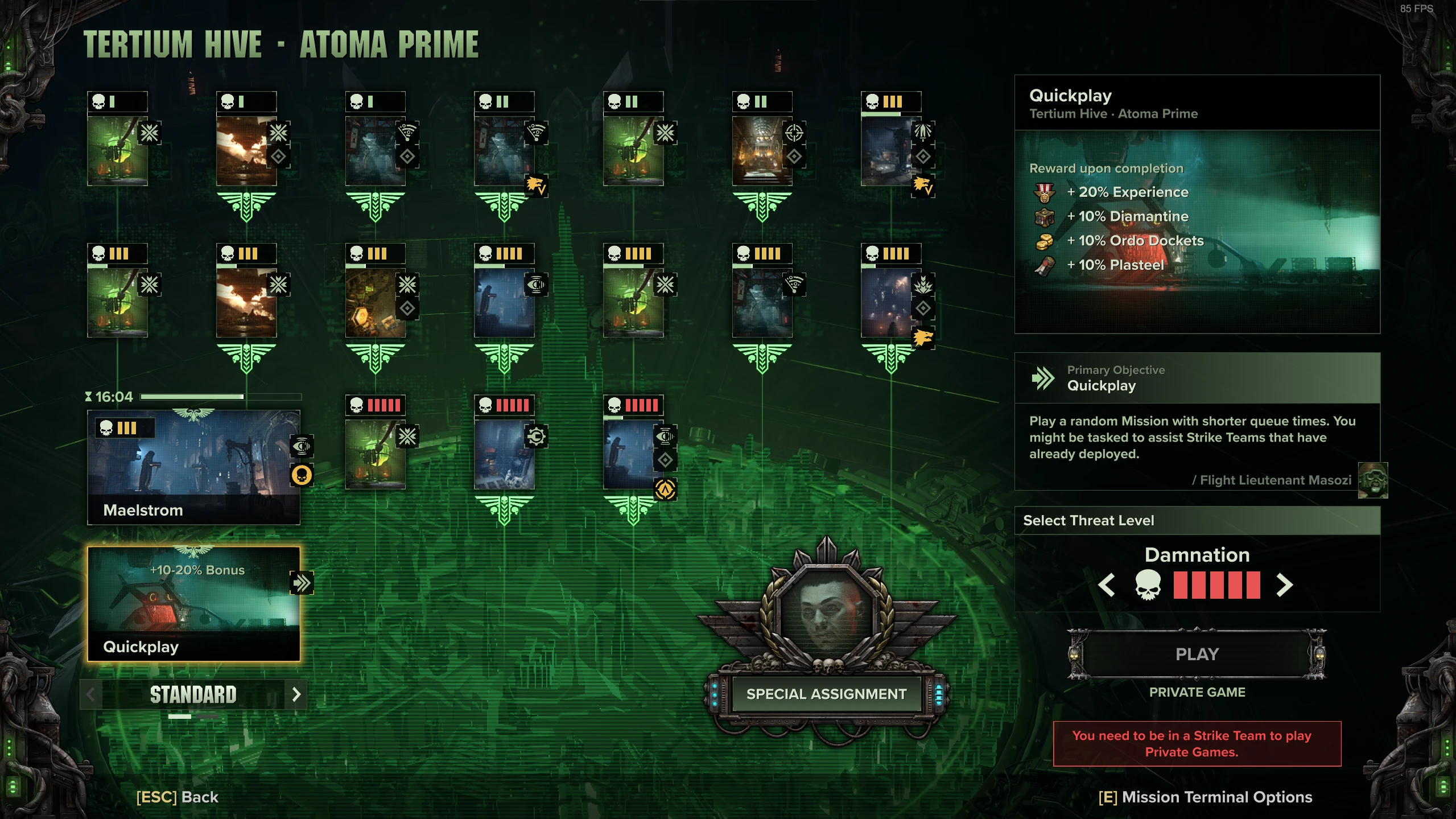 Warhammer 40,000: Darktide (Obsolete) Sorted Mission Grid-1-lagofast mod master