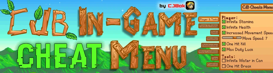 Stardew Valley CJB Cheats Menu-1-lagofast mod master
