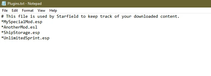Starfield-Plugins.txt Enabler-lagofast mod master