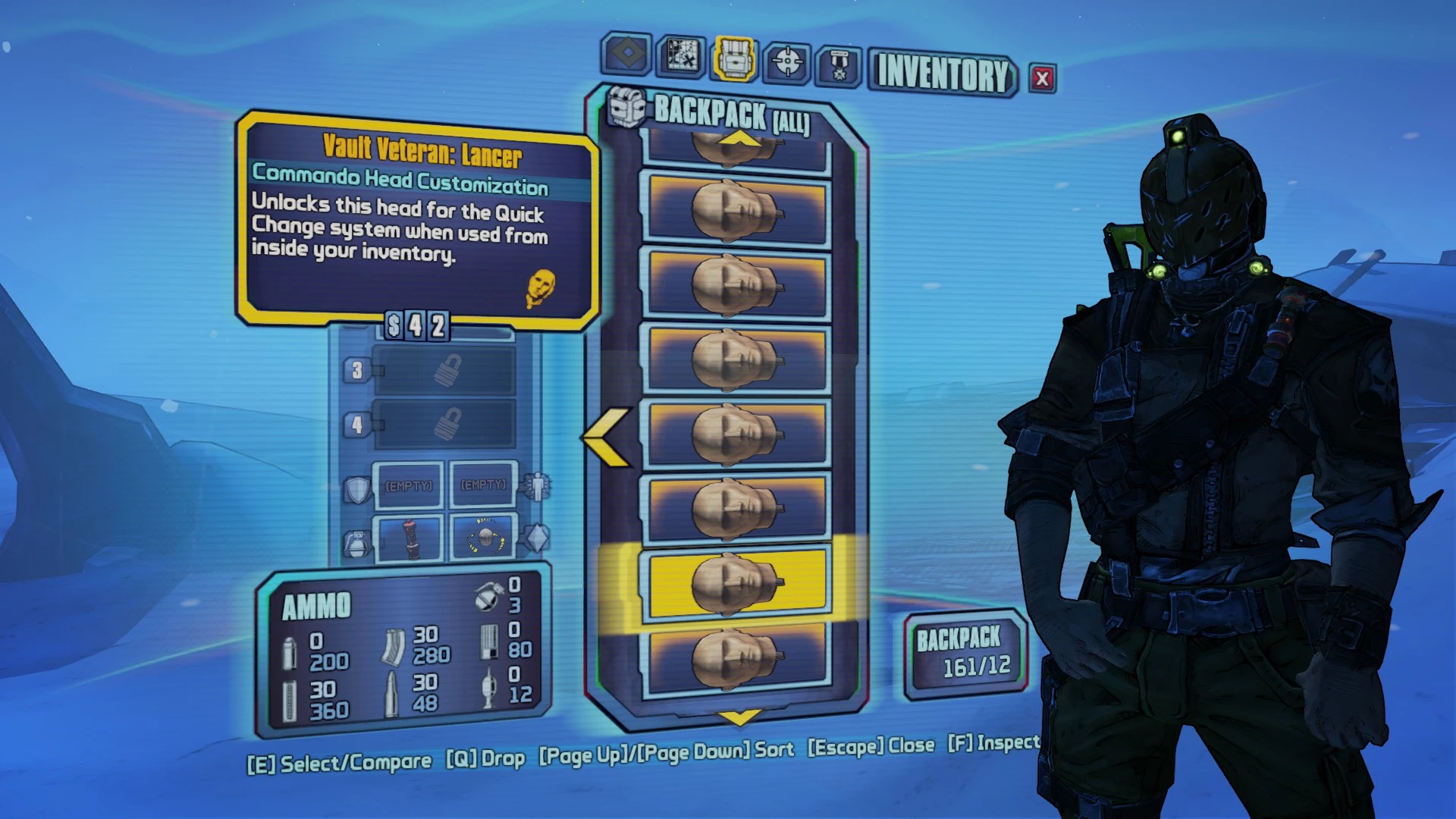 Borderlands 2-ALL HEAD SKINS SAVE FILE-lagofast mod master