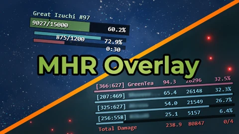 MONSTER HUNTER RISE-MHR Overlay - Monster HP - Damage Meter (and more)-lagofast mod master