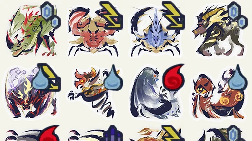 MONSTER HUNTER RISE-Monster Weakness Icon Indicator-lagofast mod master