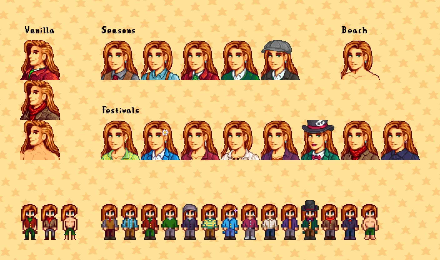 Stardew Valley Seasonal Outfits - Slightly Cuter Aesthetic-4-lagofast mod master