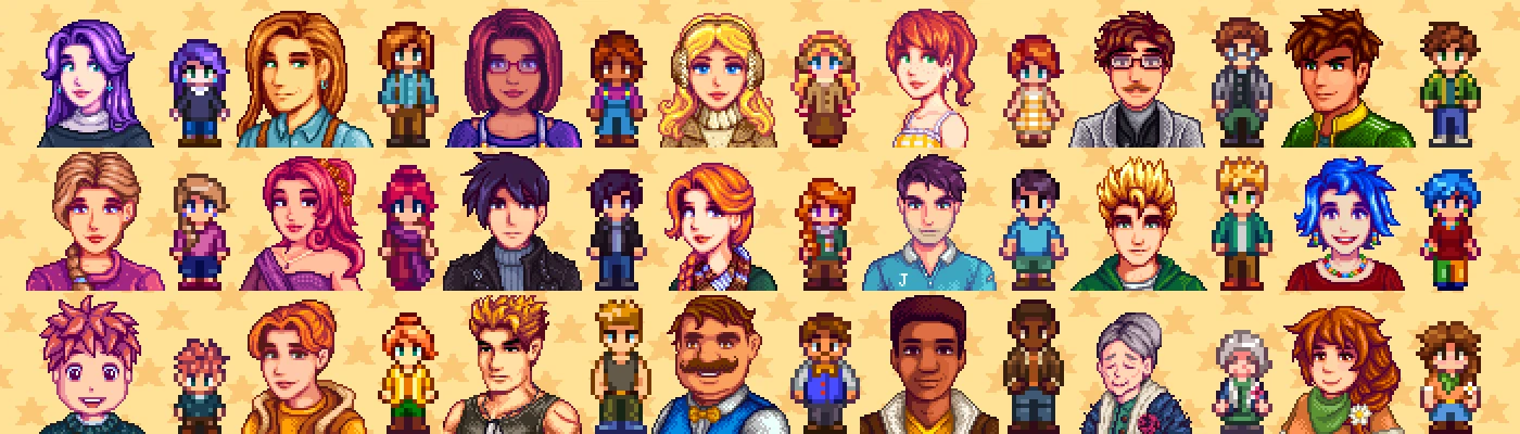 Stardew Valley-Seasonal Outfits - Slightly Cuter Aesthetic-lagofast mod master