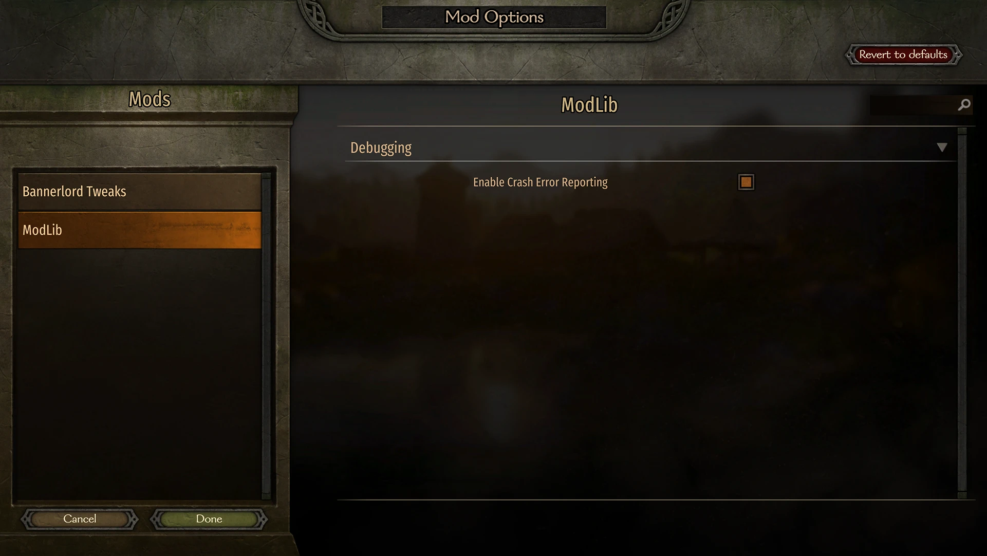 Mount&BladeII:Bannerlord-ModLib-lagofast mod master