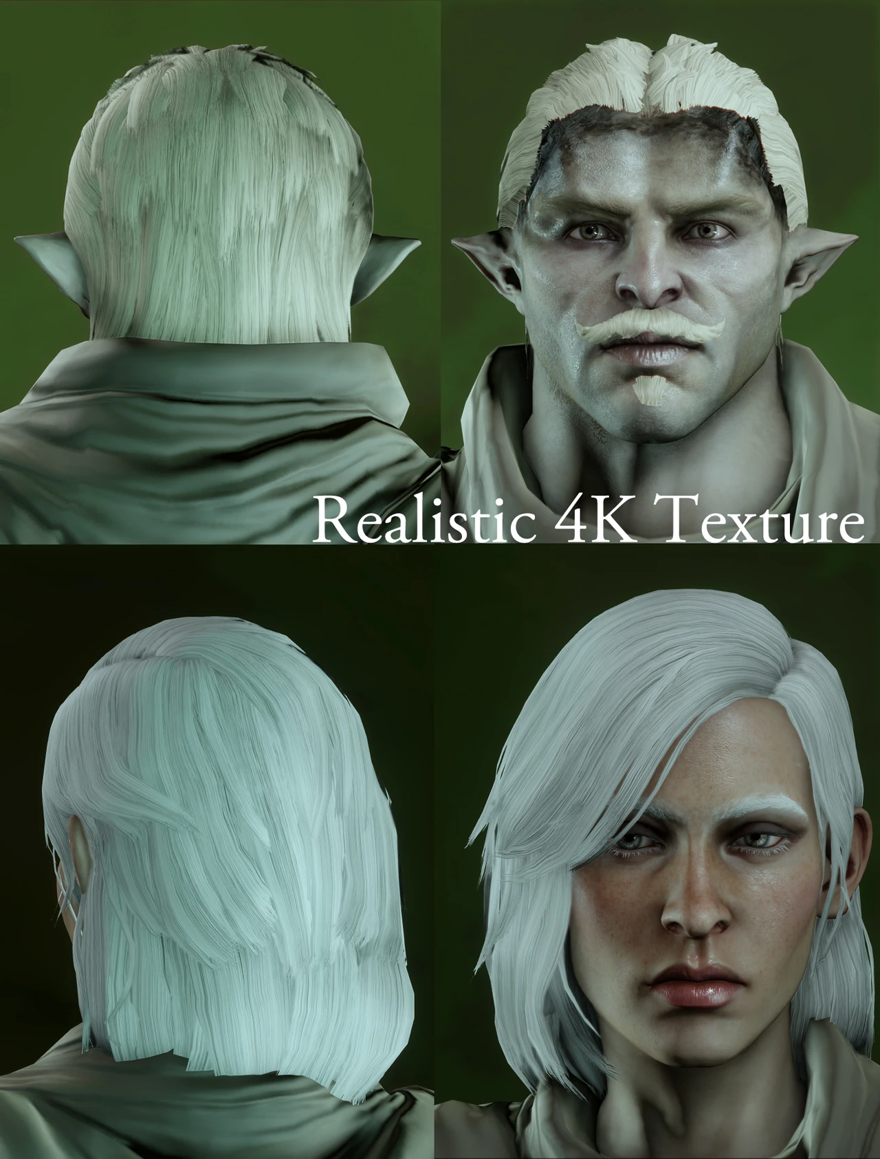 Dragon Age Inquisition SK Hair Re-texture (Now Trespasser compatible 4k version available)-3-lagofast mod master
