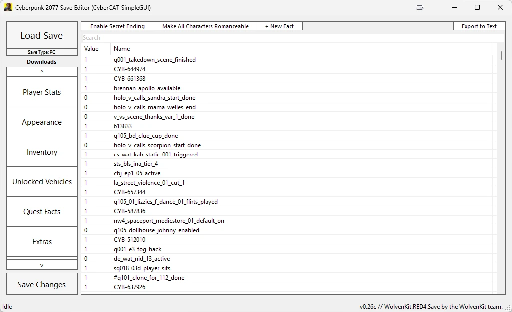 Cyberpunk 2077 Save Editor (Project CyberCAT-SimpleGUI)-3-lagofast mod master