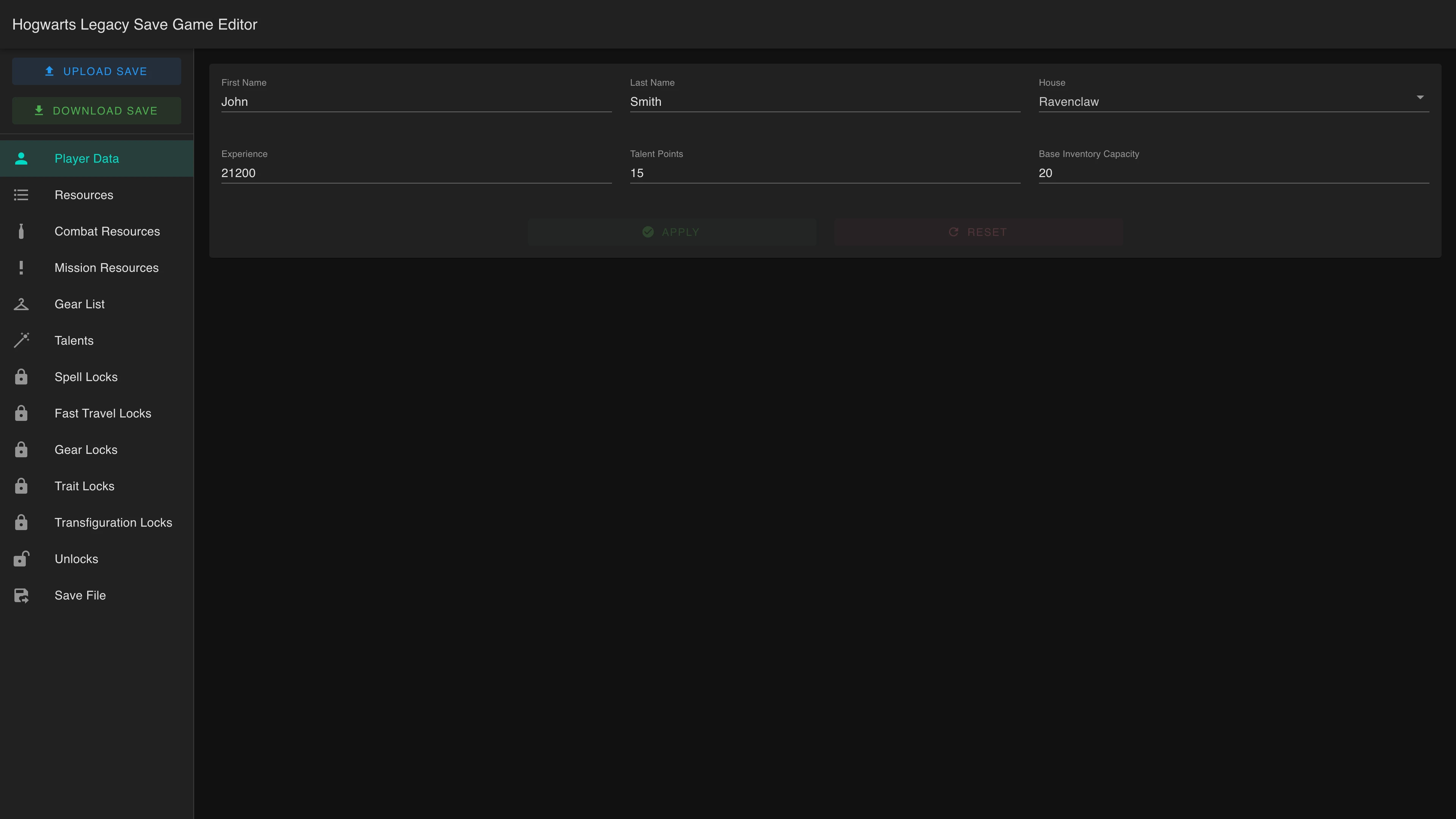 Hogwarts Legacy Hogwarts Legacy Save Game Editor-1-lagofast mod master