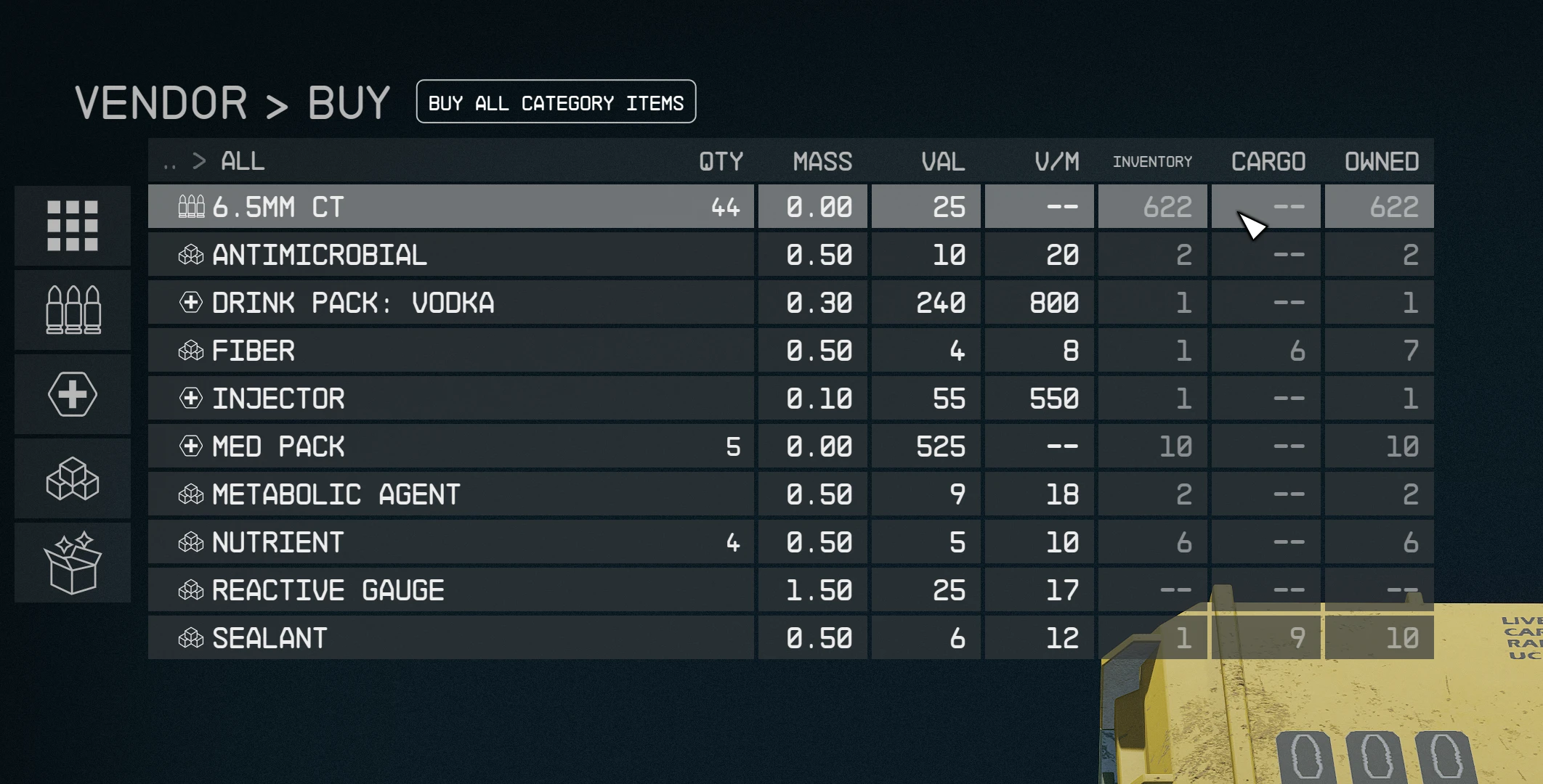 Starfield Old inventory-6-lagofast mod master