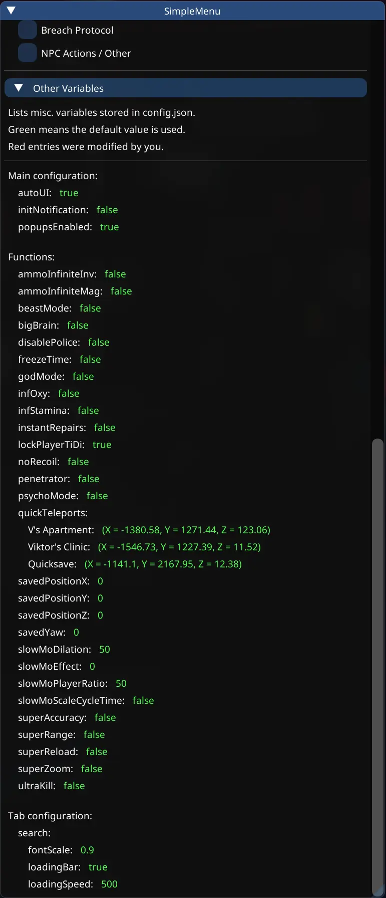 Cyberpunk 2077 Simple Menu - An In-Game UI including Hotkeys-3-lagofast mod master