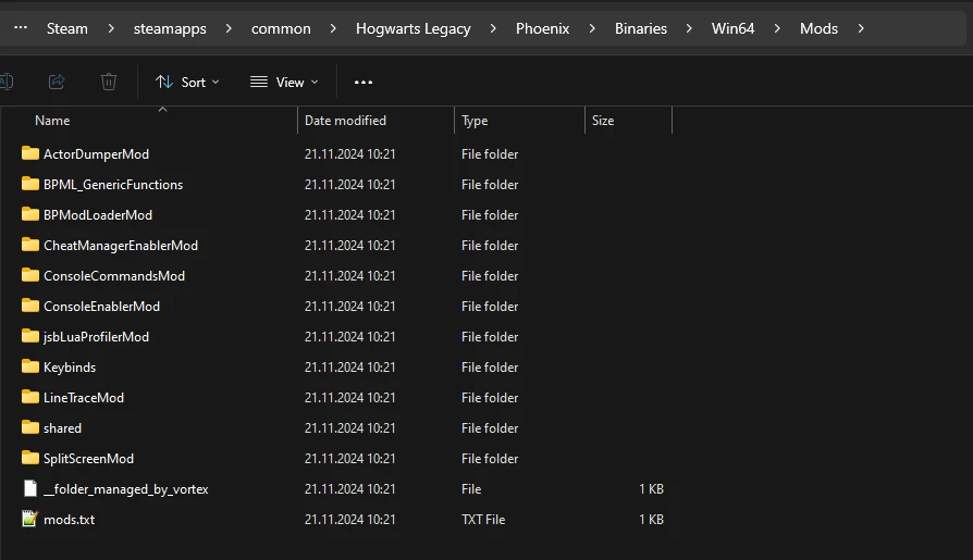 Hogwarts Legacy RE-UE4SS for Hogwarts Legacy-3-lagofast mod master