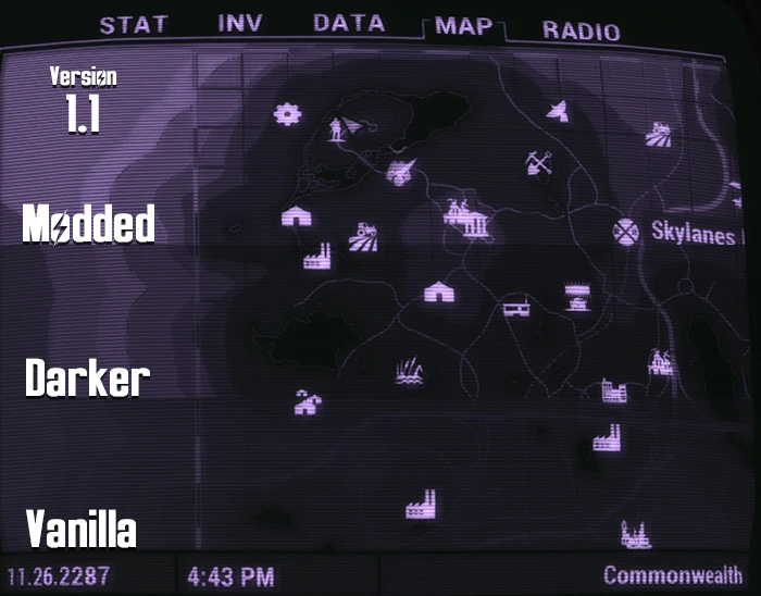 Fallout 4 Improved Map with Visible Roads-8-lagofast mod master