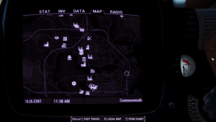 Fallout 4 Improved Map with Visible Roads-2-lagofast mod master