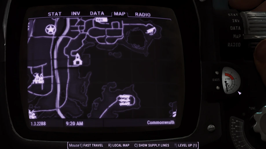 Fallout 4 Improved Map with Visible Roads-3-lagofast mod master