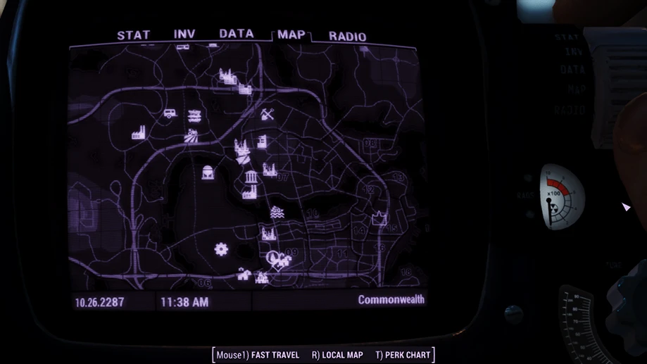 Fallout 4 Improved Map with Visible Roads-4-lagofast mod master