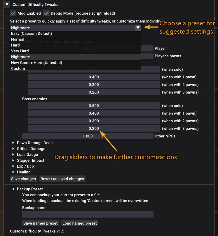 Dragon's Dogma 2 Custom Difficulty Tweaks-2-lagofast mod master