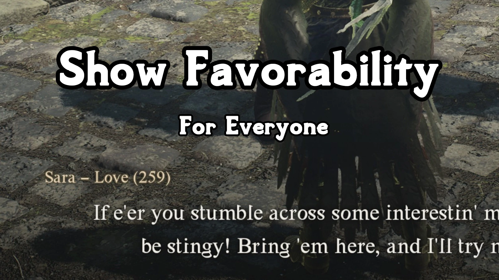 Dragon's Dogma 2-Show Favorability For Everyone-lagofast mod master