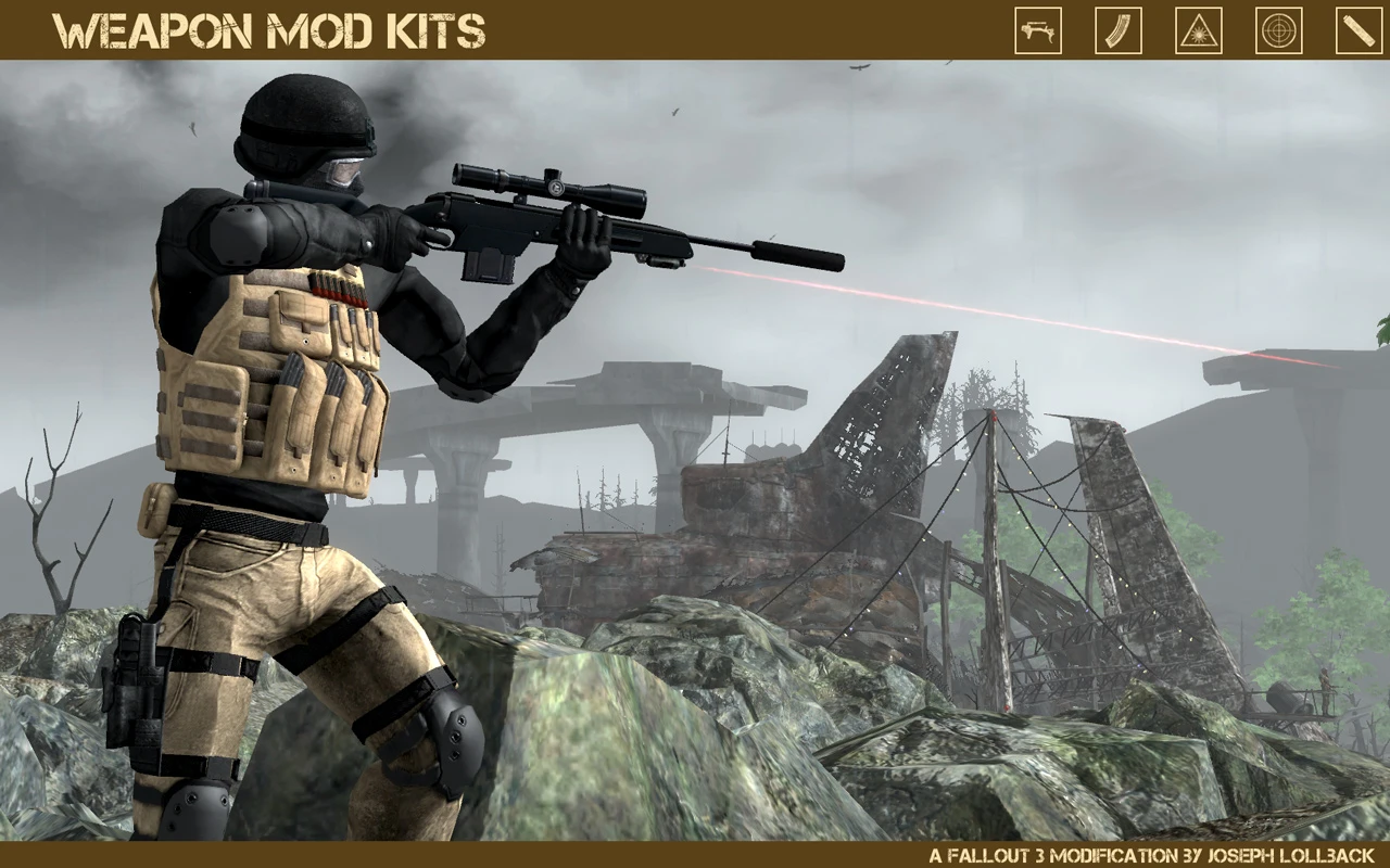 Fallout 3 - Game of the Year Edition Weapon Mod Kits-7-lagofast mod master