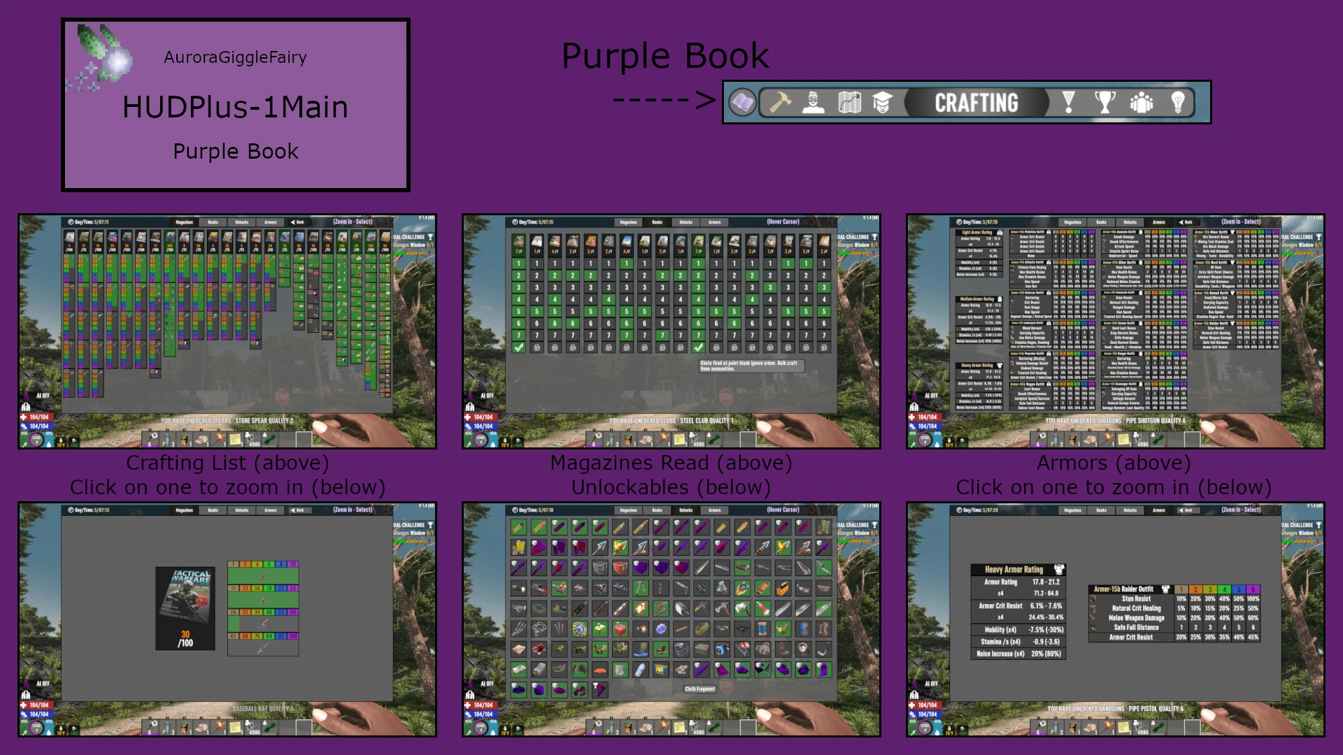 7 Days to Die AGF - V2 - HUD PLUS-3-lagofast mod master