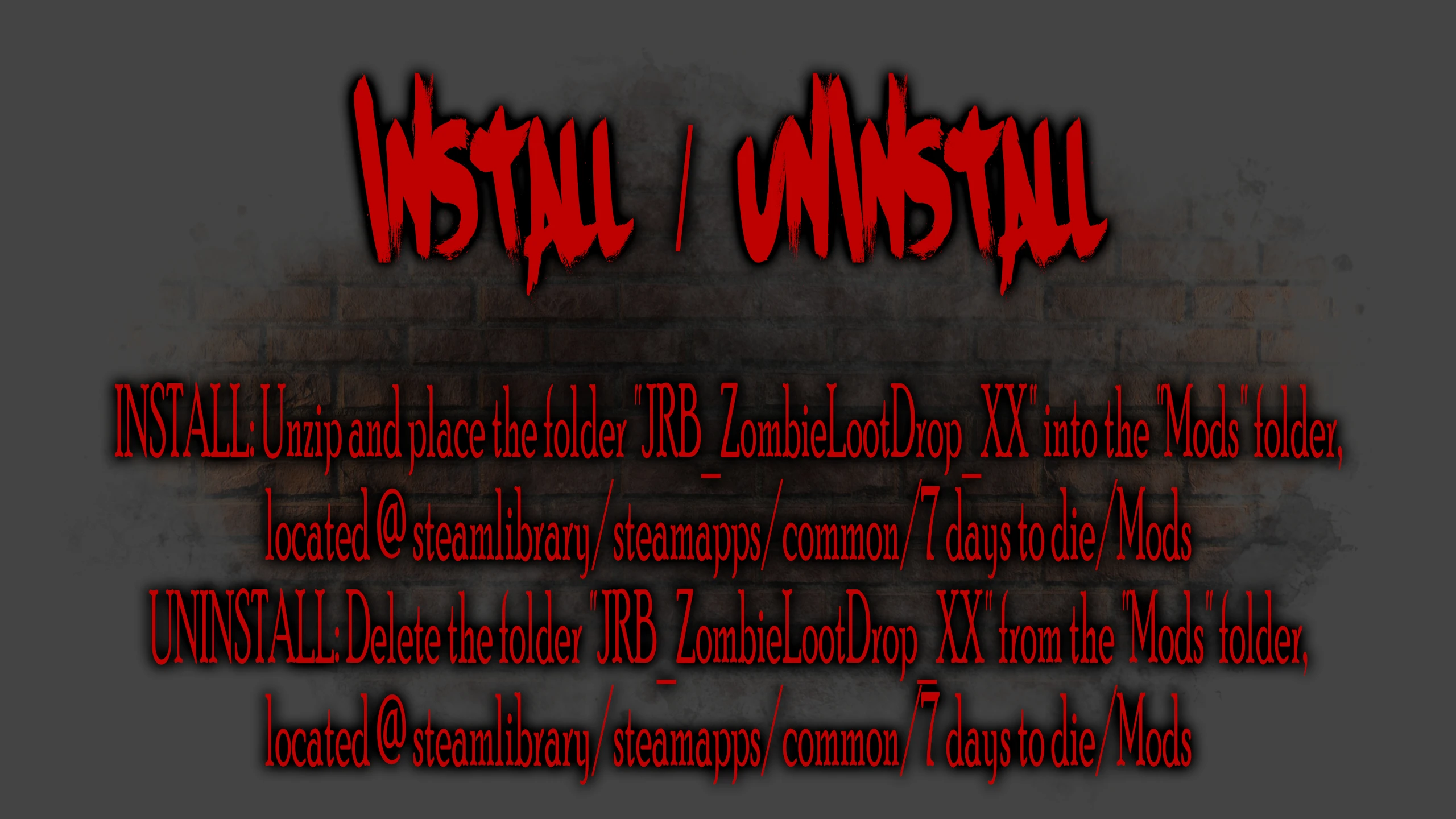 7 Days to Die Zombie Loot Drop Increase 2.1 Release-5-lagofast mod master